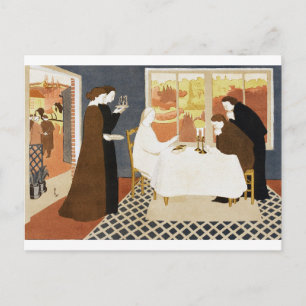 The Pilgrims of Emmaus, Maurice Denis Postcard