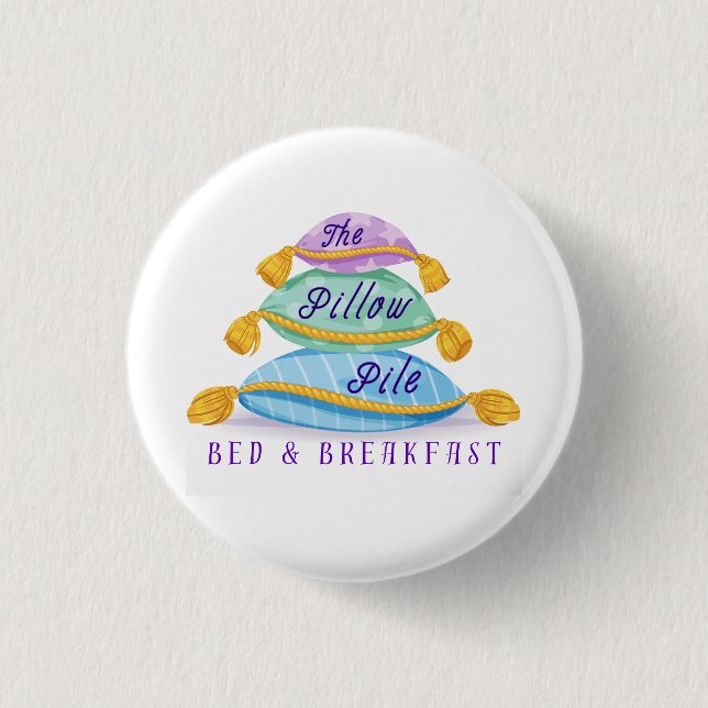 The Pillow Pile Collectable Pin (Front)