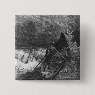 The Pilot faints 15 Cm Square Badge