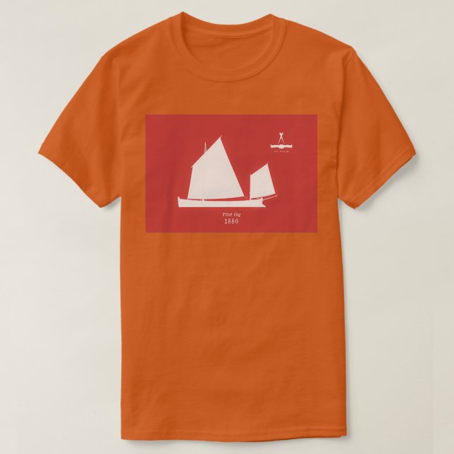 The Pilot Gig on red  T-Shirt (Design Front)