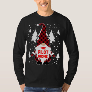 The Pilot Gnome Matching Family Christmas Pajama-R T-Shirt