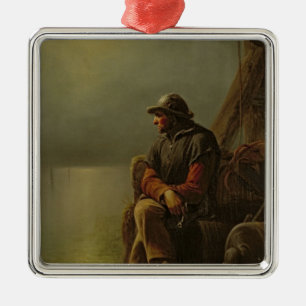 The Pilot Keeps Watch, 1851 Metal Tree Decoration