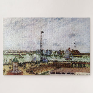 The Pilot’s Jetty, Le Havre (1903) by C.Pissarro Jigsaw Puzzle