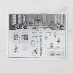 The Pin Factory, plate 2 from Volume IV Postcard