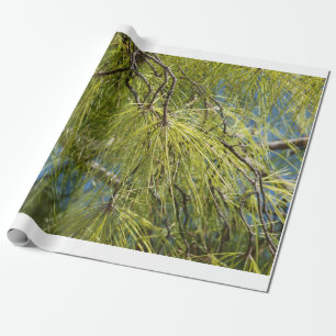 The Pine Bow Wrapping Paper