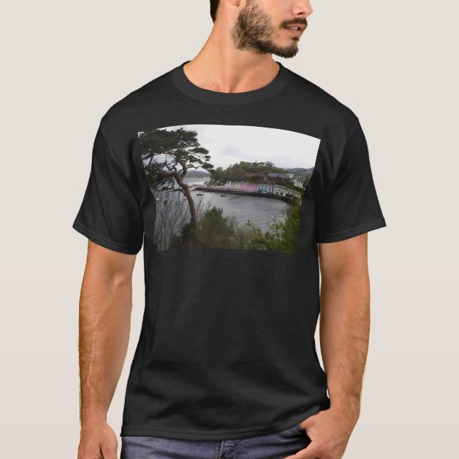 The Pine Tree At Portree Isle Of Skye T-Shirt (Front)