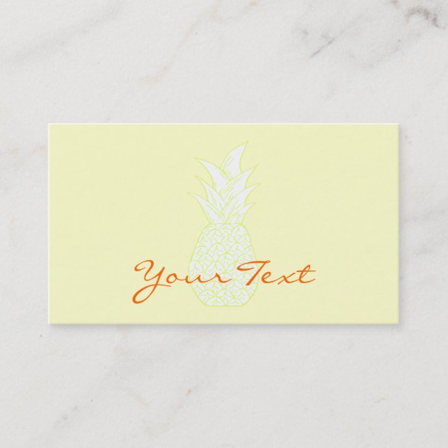 The Pineapple Business Card (Front)