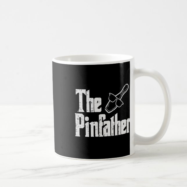 The Pinfather Bowling Dad Fathers Day Bowler Daddy Coffee Mug (Right)