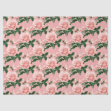 The Pink and Gold Bee Series Design 16 Tissue Pape