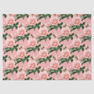 The Pink and Gold Bee Series Design 16 Tissue Pape Paper
