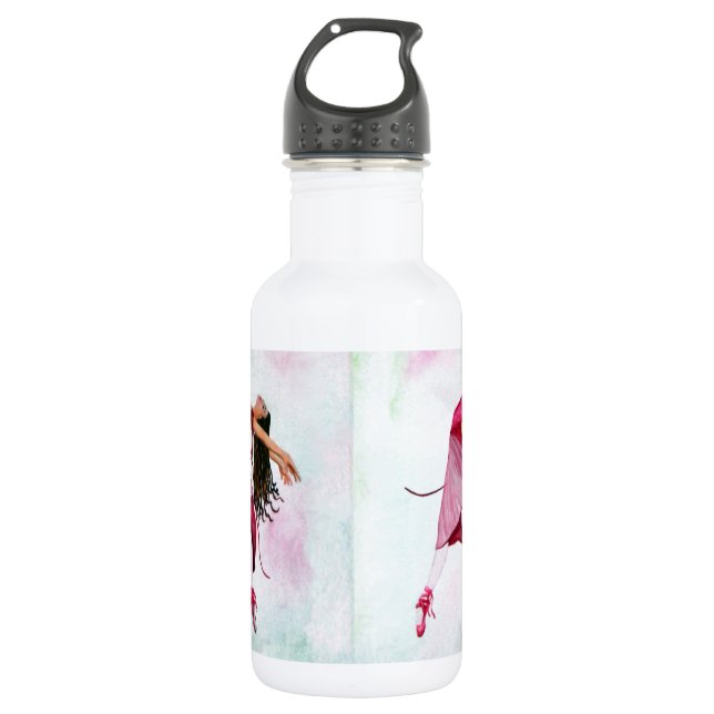 The Pink Ballerina 532 Ml Water Bottle (Front)
