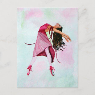 The Pink Ballerina Postcard