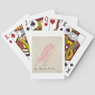 The Pink Bird, from 'Sixteen Drawings of Comic Bir Playing Cards