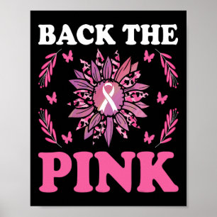 The Pink Breast Cancer Awareness Sunflower Women M Poster