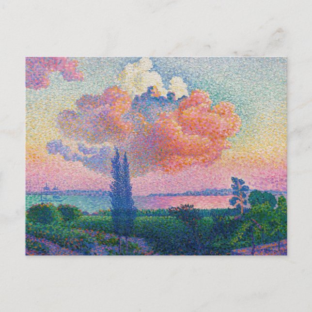 The Pink Cloud, painting by Henri-Edmond Cross Postcard (Front)