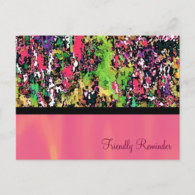 The Pink Designer ~ Postcard (Front)