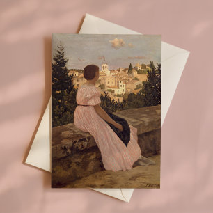 The Pink Dress Frédéric Bazille Card