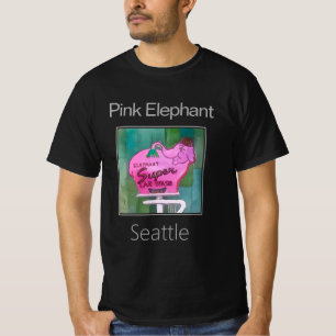 The Pink Elephant Car Wash, Seattle, Washington T-Shirt