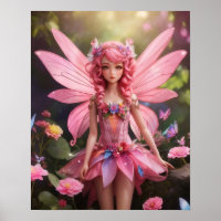 The Pink Fairy | Fantasy Digital Art