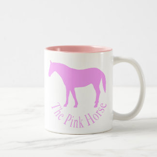 The Pink Horse Two-Tone Coffee Mug