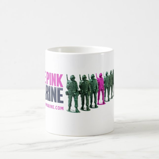 The Pink Marine Coffee Cup (Center)