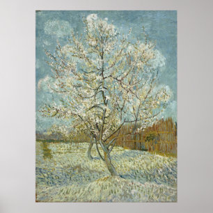The pink peach tree by Van Gogh Poster