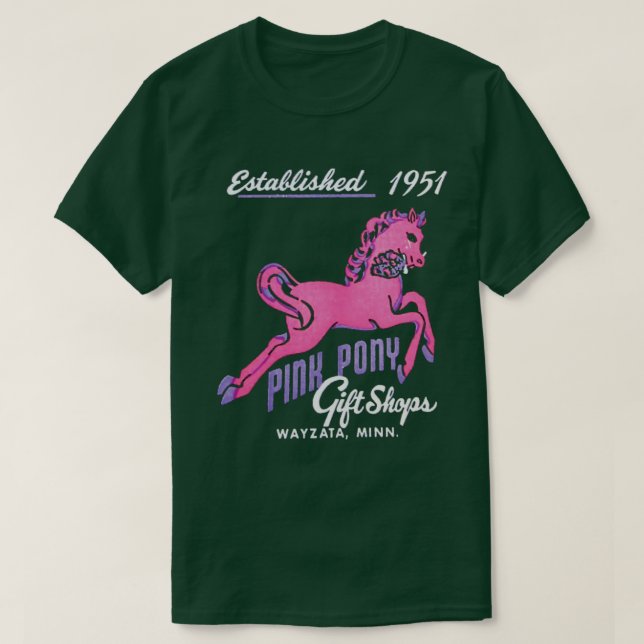 The Pink Pony T-Shirt (Design Front)
