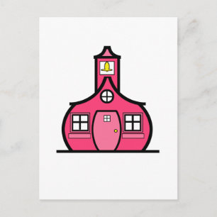 The Pink Schoolhouse Postcard