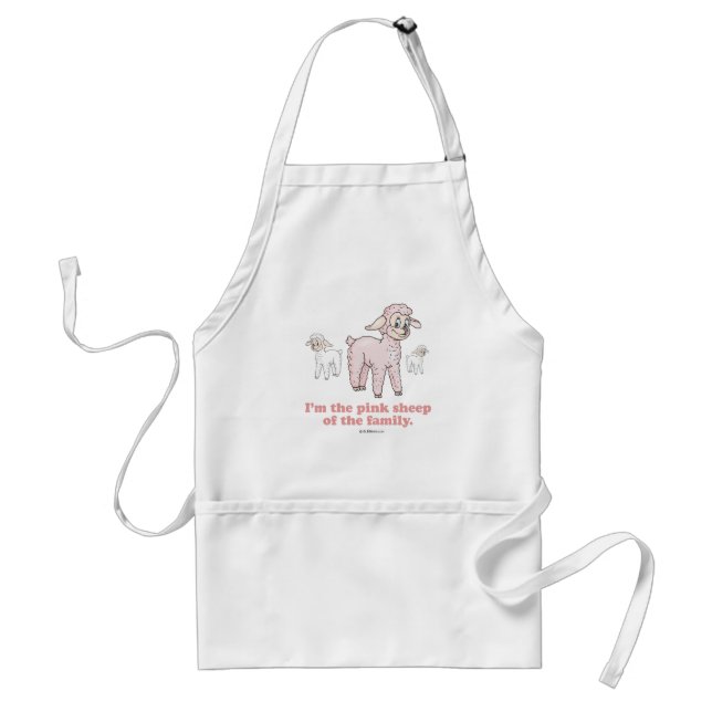 THE PINK SHEEP STANDARD APRON (Front)