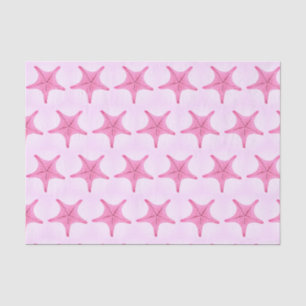 The Pink Starfish Nautical Tissue Paper