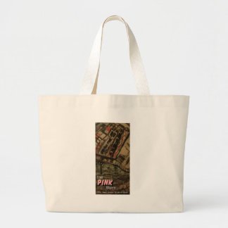 the pink storm large tote bag