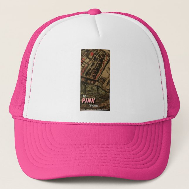 the pink storm trucker hat (Front)