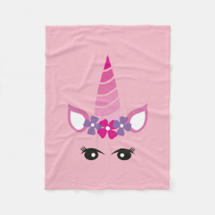 The Pink Unicorn Fleece Blanket