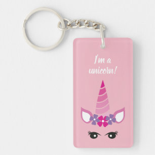 The Pink Unicorn Key Ring