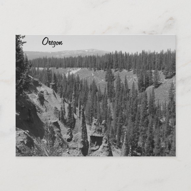 The Pinnacles, Crater Lake Postcard (Front)