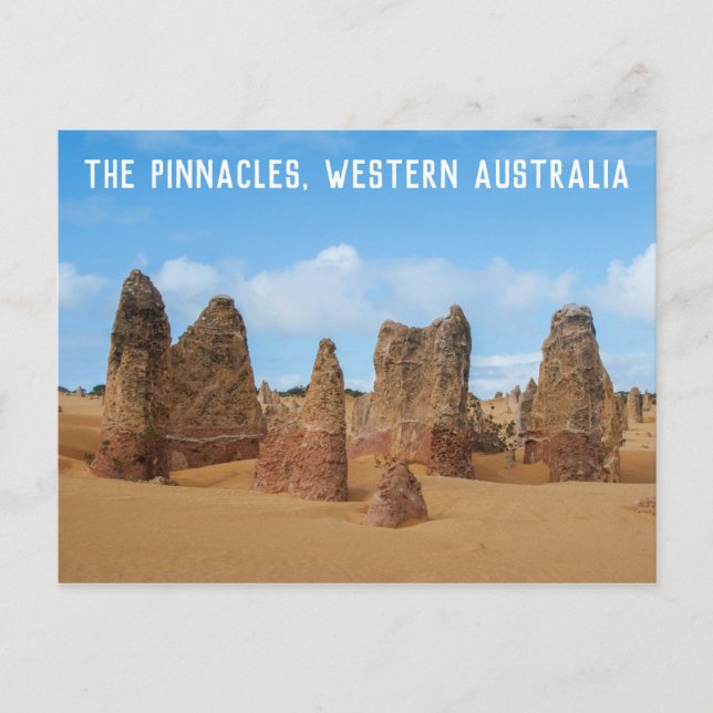 The Pinnacles Western Australia Landscape Postcard (Front)