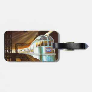 The Pioneer Zephyr 1934 Luggage Tag