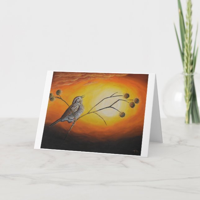 The Piper at the Gates of Dawn - Blank Greeting Ca Card (Front)