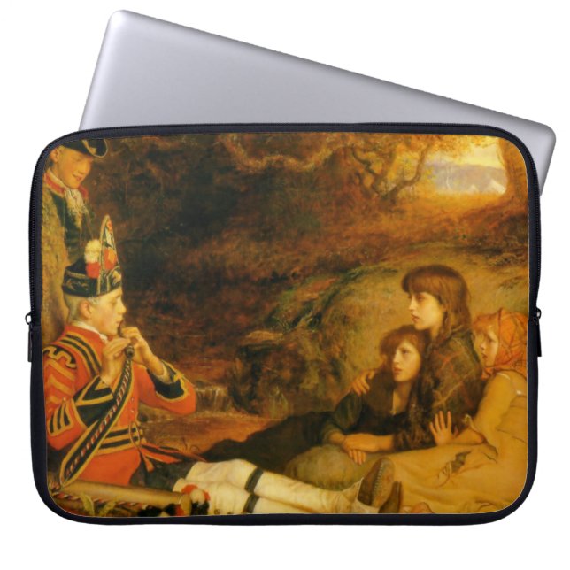 The Piper (by John Everett Millais) Laptop Sleeve (Front)