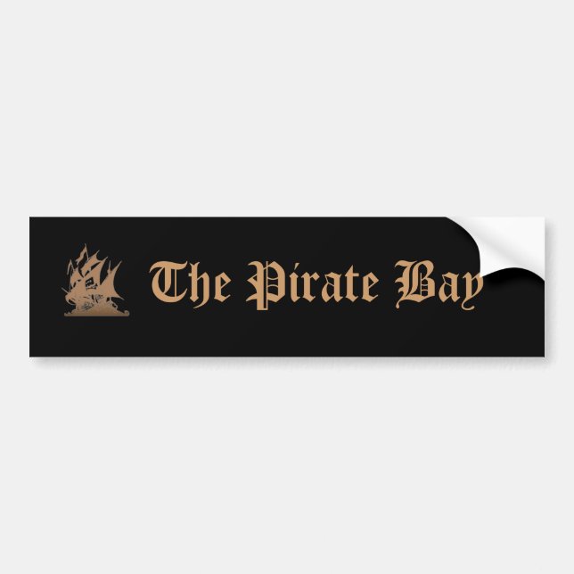 The Pirate Bay Bumper Sticker (Front)
