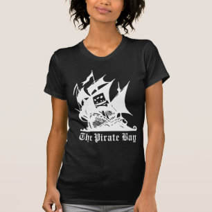 the pirate bay pirate ship logo T-Shirt