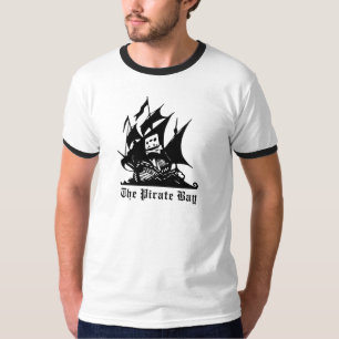 the pirate bay pirate ship logo T-Shirt