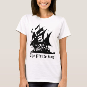 the pirate bay pirate ship logo T-Shirt
