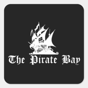 The Pirate Bay Square Sticker