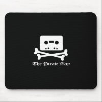 The Pirate Bay White Crossbone Logo