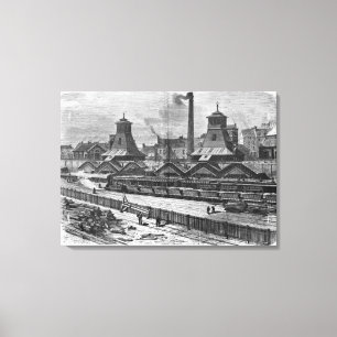 The Pits of St. Pierre & St. Paul at Le Canvas Print
