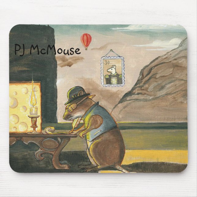 The PJ McMouse Mouse Pad (Front)