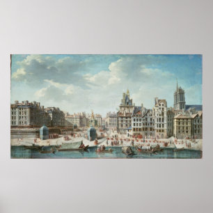 The Place de Greve, Paris Poster