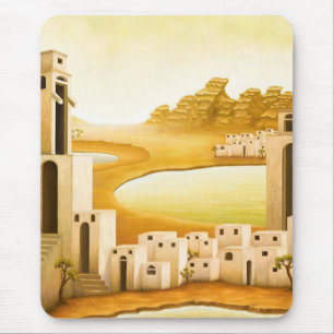 "The Place" - Middle East / Orient Desert Painting Mouse Pad