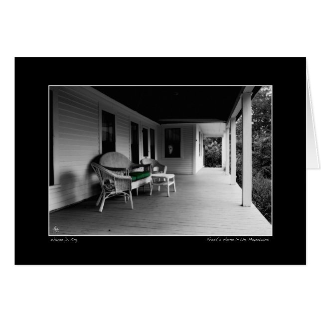 The Place Where He Sang, Frost's Place Card (Front Horizontal)